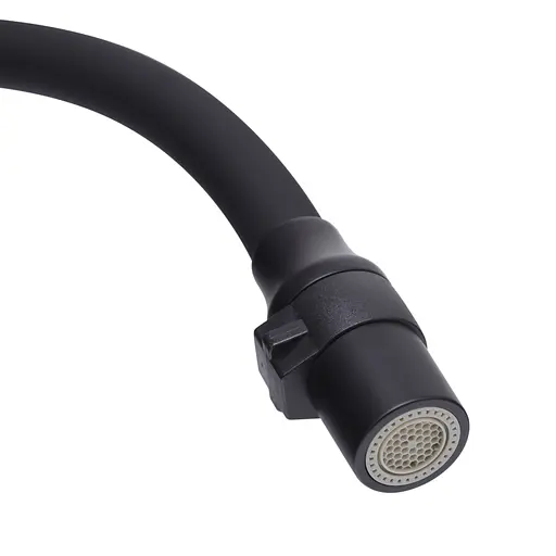 Смеситель для кухни на две воды с гибким изливом Koer KB-72006-05 KR3380 Черный матовый - фото 10