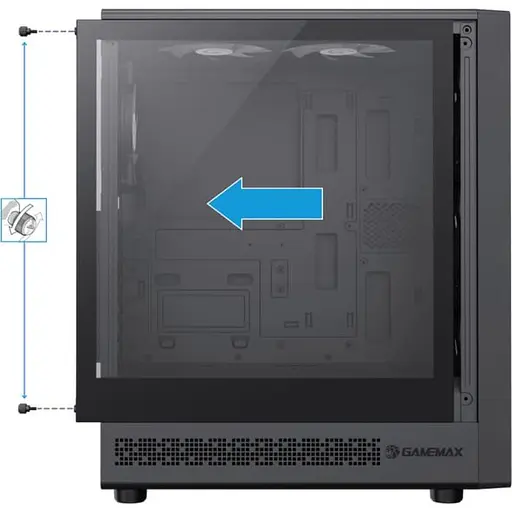 Корпус GameMax Storm 2 AB без БП (Storm 2 AB) - фото 5