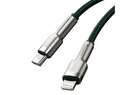 Кабель Baseus Cafule Series Metal Type-C to Lightning (CATLJK-A06) металлические разъемы - фото 1