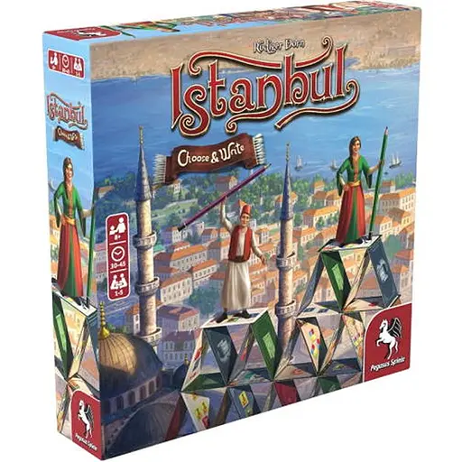 Настольная игра Pegasus Spiele Стамбул: Выбери и запиши (Istanbul: Choose & Write) (англ.) (PS083) - фото 1