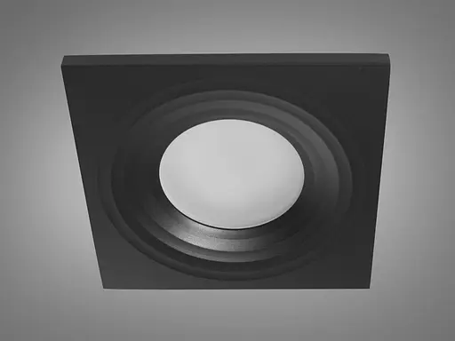 Елегантний, довершений, квадратний точковий світильник серія "Аluminium", ч - фото 2