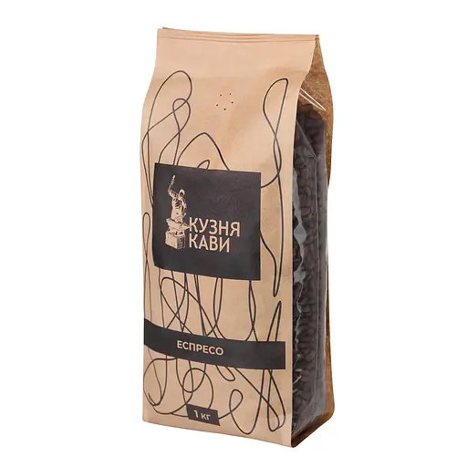 Кава в зернах Кузня Кави-Еспресо 1 кг - фото 1