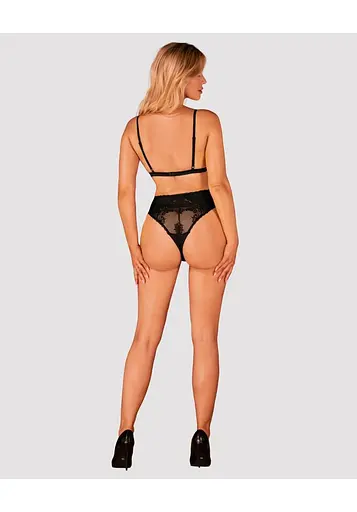 Боді Obsessive Maderris XL/2XL чорний - фото 4