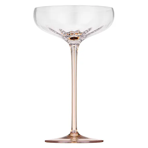 Набір келихів для шампанського Ardesto Black Mars Amber 2х200 мл AR2620AM - фото 4