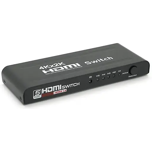 HDMI свеч Voltronic 3D 4kx2k, 1080р, 1,4 версия, 5x1 портов, Blister