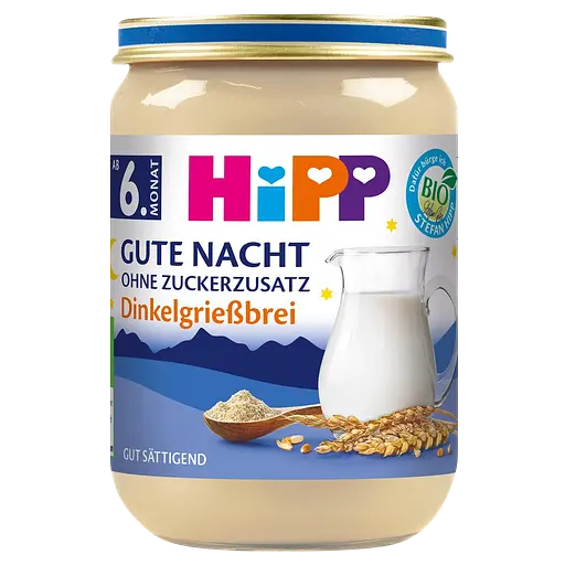 Набір: молочна каша HiPP Рисово-кукурудзяна Персик-Абрикос 250 г + Органічна каша HIPP  Молочна зі Спельти На добраніч 190 г - фото 4