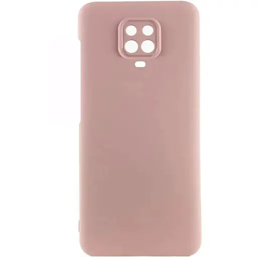 Чехол Silicone Cover Lakshmi Full Camera (AAA) для Xiaomi Redmi Note 9s / Note 9 Pro /Note 9 Pro Max Розовый / Pink Sand