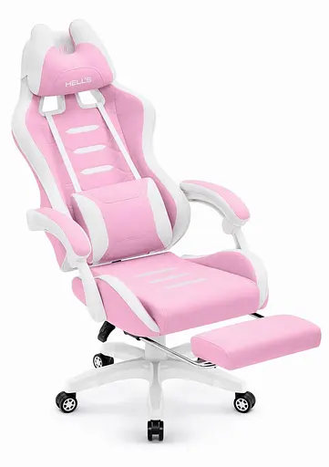 Компьютерное кресло Hell's HC-1039 Pink (тканина) - фото 4