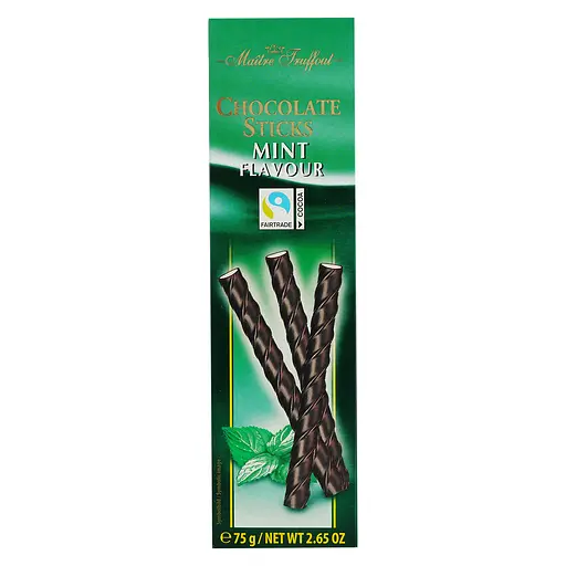 Шоколадні палички Maitre Truffout Mint Flavour з м'ятою 75 г - фото 2