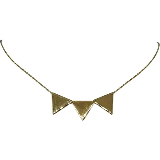 Срібне кольє Qvaliz з позолотою. 70800845ЗОЛ