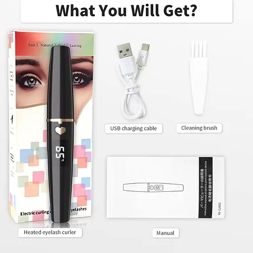 Бигуди для ресниц с подогревом, бигуди для ресниц с подогревом, портативные бигуди для ресниц с перезаряжаемой батареей 24 часа, долговечные - фото 7