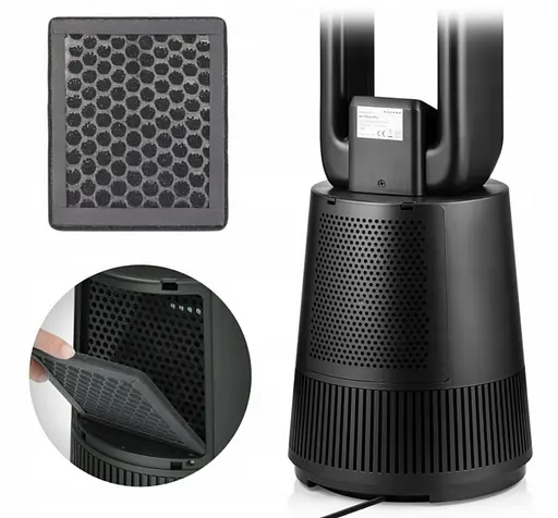 Колонный вентилятор 4в1 РАЗРАБОТКА 2023 Mozano Air Flow Pro черный WiFi - фото 6