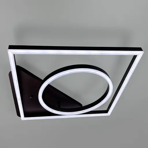 Настенный светильник в квадратном корпусе цвета Coffee 45х45х13 см | Line F | Ст. A11022/2 CF - фото 4