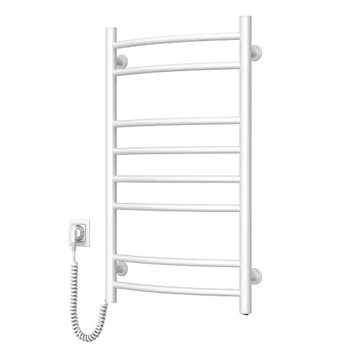 Рушникосушка електрична біла Navin Камелія 480х800 ліва - фото 2