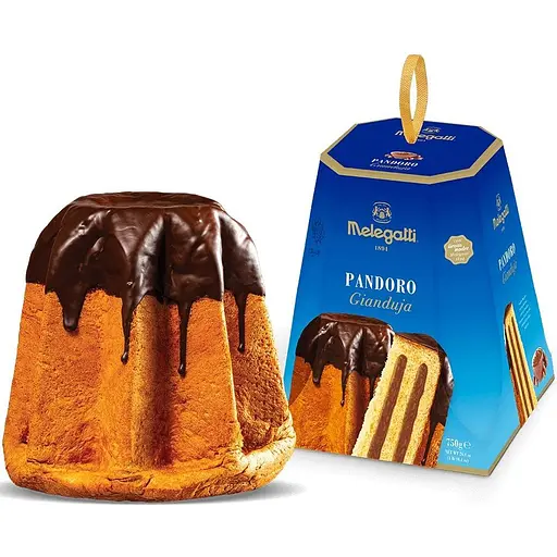 Кекс Melegatti Pandoro Gianduia з шоколадно-горіховим кремом 750 г