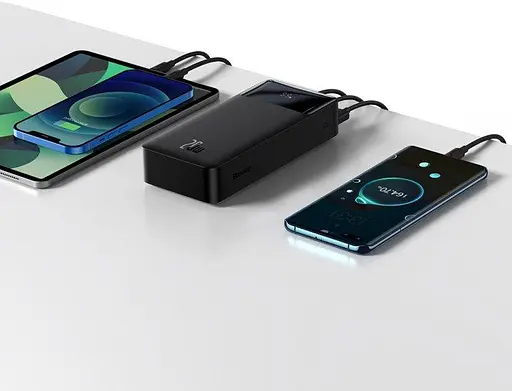 Зовнішній зарядний пристрій Baseus Bidow Digital Display 30 000mAh 20W PPDML-N01 Чорний - фото 8