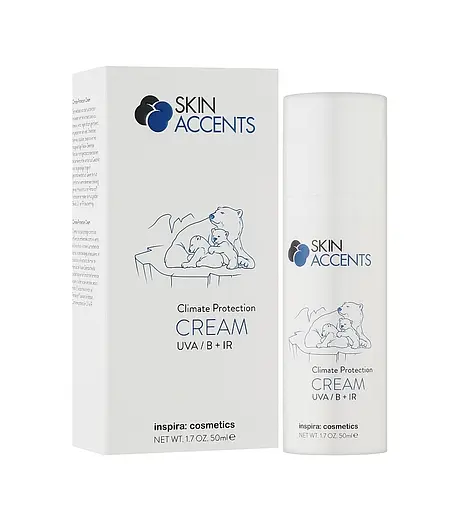 Защитный крем для лица Climate Protection cream UVA/B+IR Skin Accents Inspira 50 мл - фото 1
