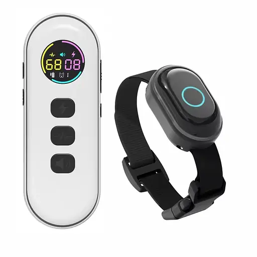 Електронний нашийник для середніх собак дресирувальний з трьома видами впливу DOBE DB900S, чорний (101118)