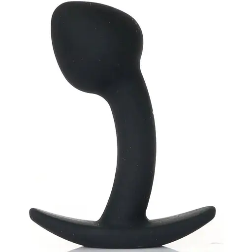 Анальна пробка B-Series HeavyFun Curved S 7.5 см (чорний)