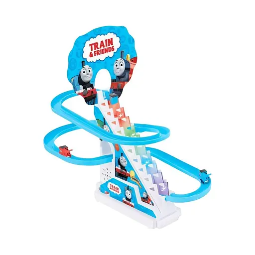 Игрушечный трек 668-7 B 9 поездов, мелодия, подсветка