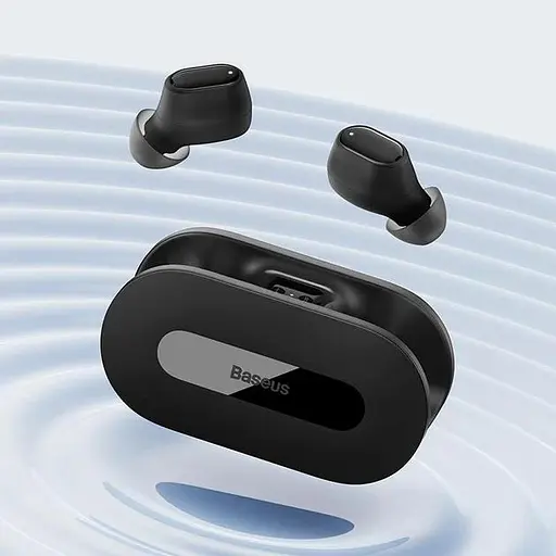 Бездротові навушники Baseus Bowie EZ10 True Wireless Earphones, Low Latency, Baseus Rapid Charge, BT5.3, 40mAh, 300mAh, 5h, Black A00054300116-Z1 - фото 8