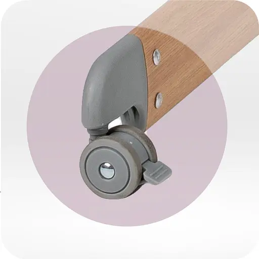 Кроватка детская прямоугольная MoMI Smart Bed 4in1 Grey (ŁÓŻE00002) - фото 12