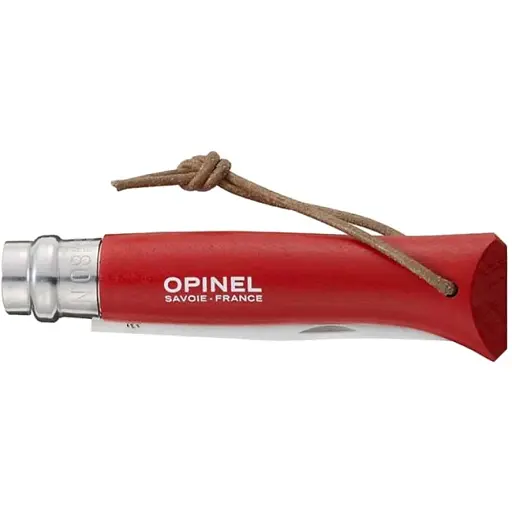 Нож Opinel №8 "Adventurer" VRI Inox красный - фото 2