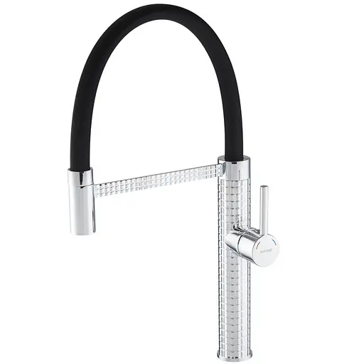 Змішувач для кухні Mixxus Premium Oliwer 017 з гнучким виливом MI6965 Хром - фото 1