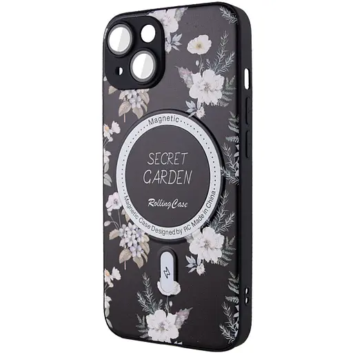 Чохол Epik TPU+PC Secret Garden with MagSafe для Apple iPhone 15, 6.1 Black - фото 3