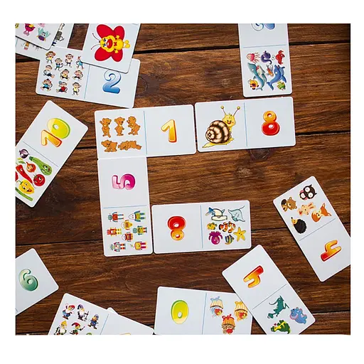 Навчальна настільна гра Доміно Порівняння НД015 дидактичний матеріал - фото 2