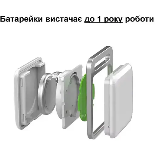 Мини GPS трекер - bluetooth маячок Nectronix в виде брелка с автономной работой до 1 года FindmyTag черный - фото 3