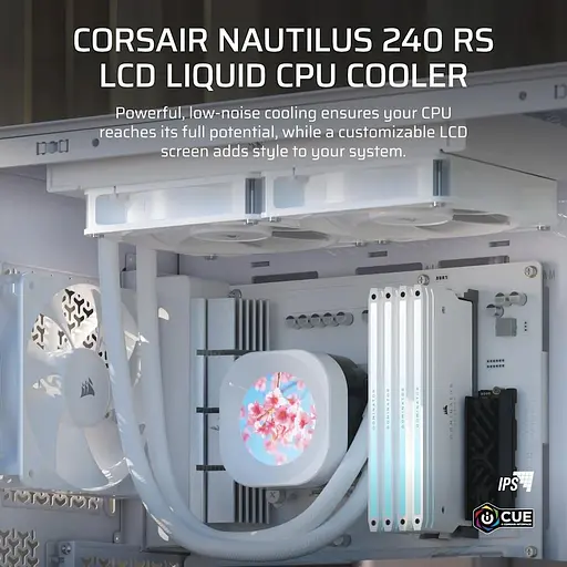 СВО Corsair Nautilus 240 RS LCD White (CW-9061032-WW) - фото 5