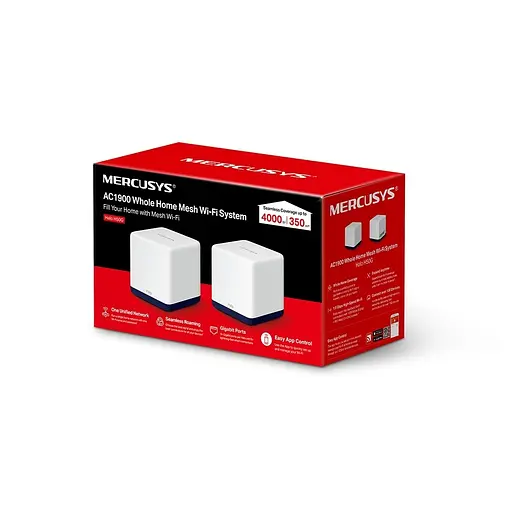 WiFi Mesh система Mercusys Halo H50G(2-pack) - фото 3