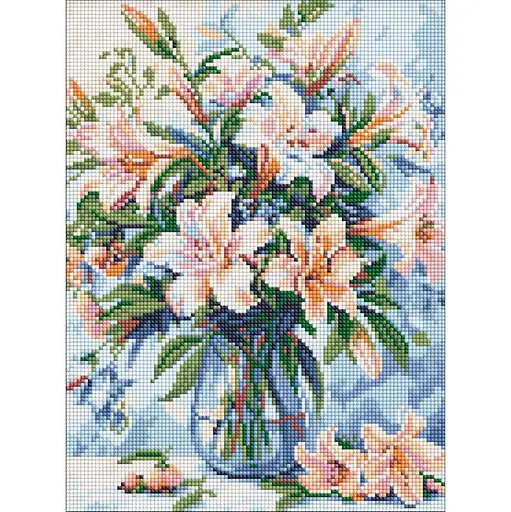 Алмазна мозаїка Квіткова поема AMO8150, 30x40 см