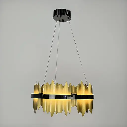 Подвесная люстра с уникальным дизайном Ø 50 см Ст. MJ 94-500 BK+PGD | Line F - фото 2