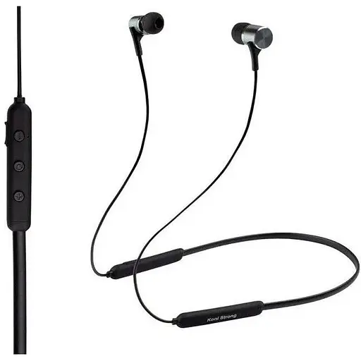 Бездротові Bluetooth навушники Koni strong KS-F18B, BT5.0, 140mAh, 6h, black
