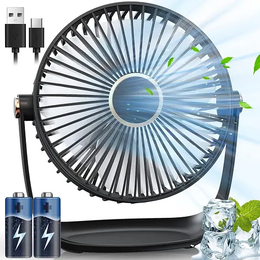 USB-вентилятор со светодиодной подсветкой - фото 2