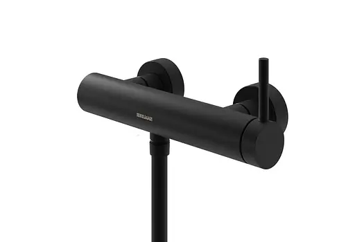 Смеситель для душа Kohlman Axel black настенный KPL-QW120AB Черный матовый - фото 3