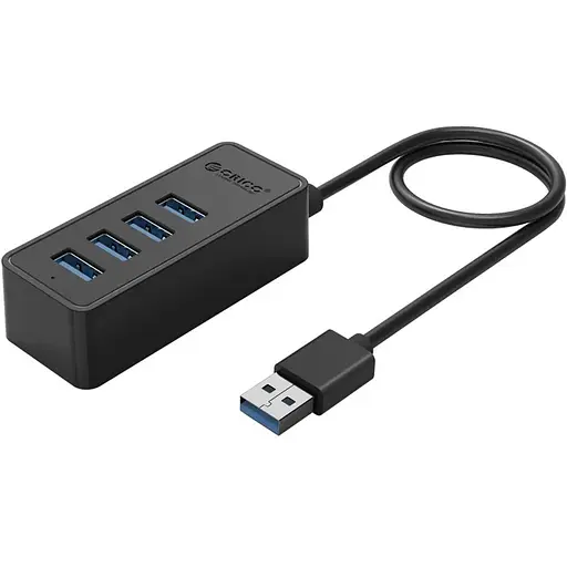 USB-хаб ORICO USB 3.0 4 порта (W5P-U3-100-BK-PR)
