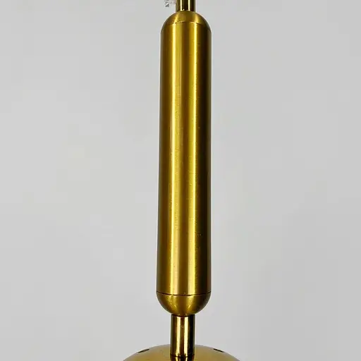 Підвісний світильник в латунному корпусі з білим плафоном Ø 14 см | Line F | Арт. A91087/1 CP - фото 2