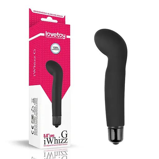 Стимулятор для точки G Lovetoy iWhizz 12.5 см черный - фото 2