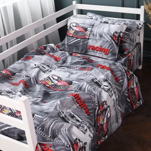 Комплект постельного белья Mirson 17-0855 Motospin Бязь 2x 160 x 220 см - фото 4