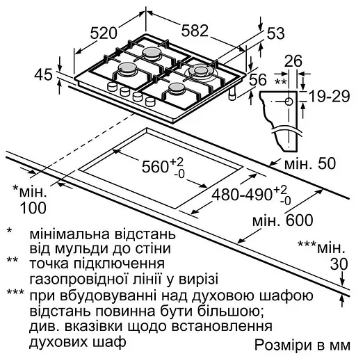 Рабочая поверхность Bosch PGH6B5O93R - фото 7