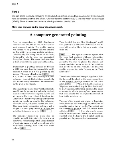 B2 First for Schools 4 Student's Book without Answers Authentic Practice Tests - фото 11