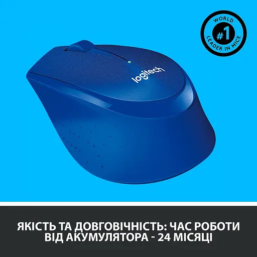 Беспроводная мышь Logitech M330 Silent Plus Blue (910-004910) - фото 5