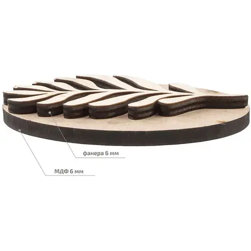 Штамп для вибійки Rosa Talent №6 Ботаніка 4x10см - фото 2