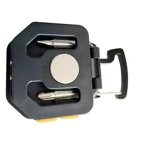 Міні ліхтарик брелок Rablex RB-438 COB білий жовтий червоне світло кишеньковий з карабіном відкривачкою IP44 - фото 2