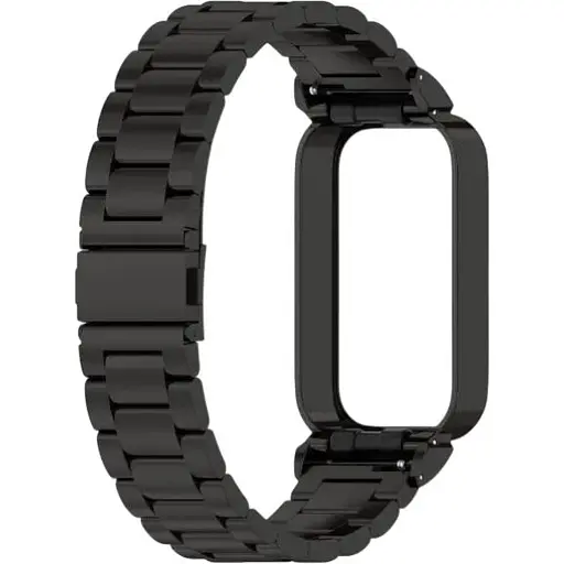 Ремешок-бампер DK CDK для Xiaomi Redmi Smart Band 3 Metal Fitlink Steel (018851) (black)