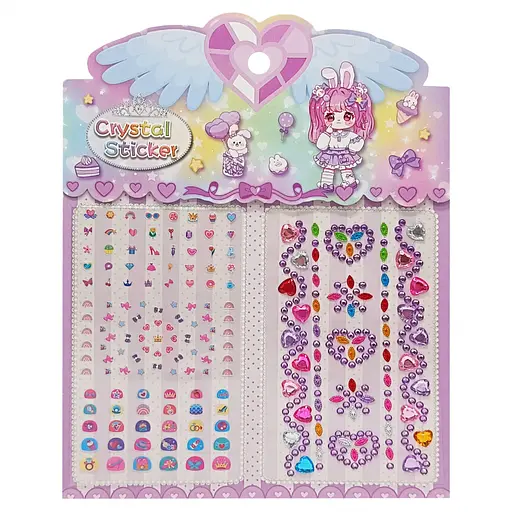 Наклейки декоративные XY-008-2(Violet) для авто, ноутбуков, телефонов