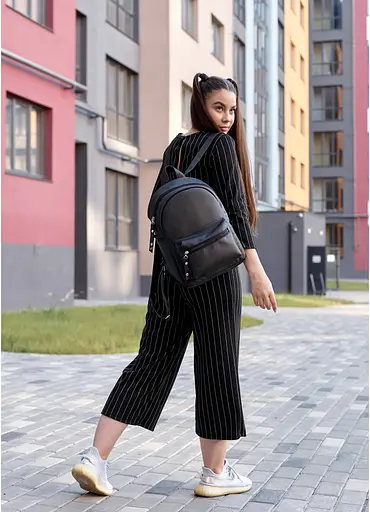 Жіночий рюкзак Sambag Talari BSqH чорний 35 х 25 х 12 см (12312001e) - фото 3